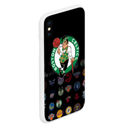 Чехол для iPhone XS Max матовый Boston Celtics 1 - фото 2