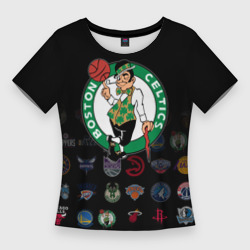 Женская футболка 3D Slim Boston Celtics 1