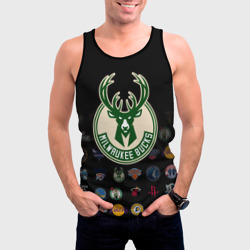 Мужская майка 3D Milwaukee Bucks 3 - фото 2