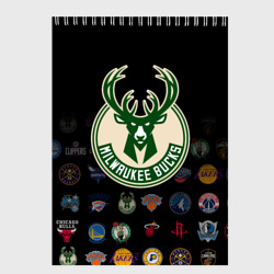 Скетчбук Milwaukee Bucks 3