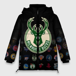 Женская зимняя куртка Oversize Milwaukee Bucks 3