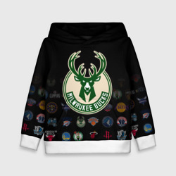 Детская толстовка 3D Milwaukee Bucks 3