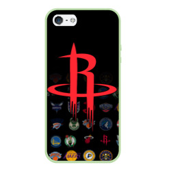 Чехол для iPhone 5/5S матовый Houston Rockets 2