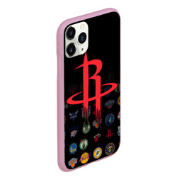 Чехол для iPhone 11 Pro Max матовый Houston Rockets 2 - фото 2