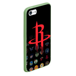 Чехол для iPhone 5/5S матовый Houston Rockets 2 - фото 2