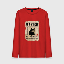 Мужской лонгслив хлопок Кот