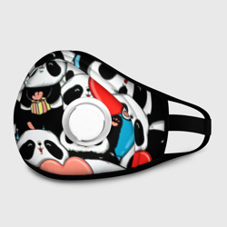 Маска из неопрена Много панд