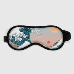 Маска для сна 3D Большая волна в канагаве