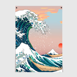 Постер Большая волна в канагаве