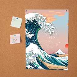 Постер Большая волна в канагаве - фото 2