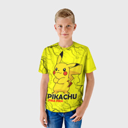 Детская футболка 3D Pikachu Pika Pika - фото 2