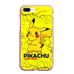 Чехол для iPhone 7Plus/8 Plus матовый Pikachu Pika Pika
