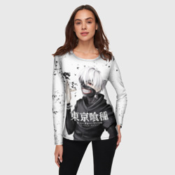 Женский лонгслив 3D Токийский гуль - фото 2