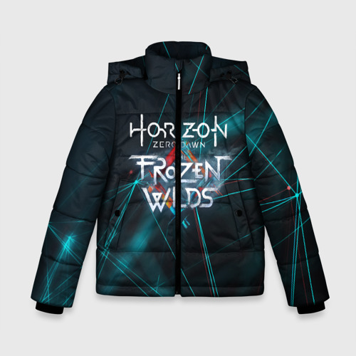 Зимняя куртка для мальчиков 3D Horizon Zero Dawn, цвет черный