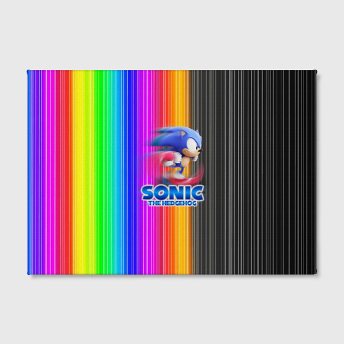 Холст прямоугольный Sonic 2020, цвет 3D печать - фото 2