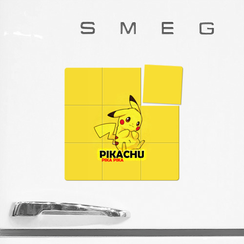 Магнитный плакат 3Х3 Pikachu Pika Pika - фото 2