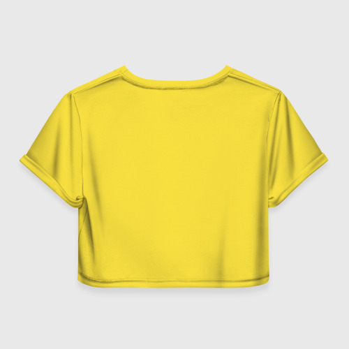 Женская футболка Crop-top 3D Pikachu Pika Pika, цвет 3D печать - фото 2