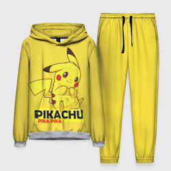 Мужской костюм с толстовкой 3D Pikachu Pika Pika