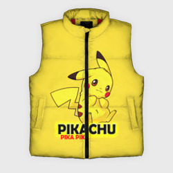 Мужской жилет утепленный 3D Pikachu Pika Pika