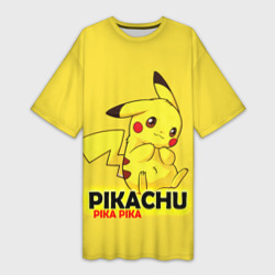 Платье-футболка 3D Pikachu Pika Pika