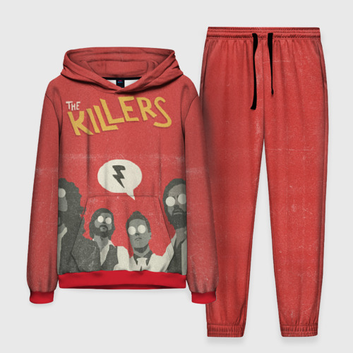 Мужской костюм с толстовкой 3D The Killers, цвет красный