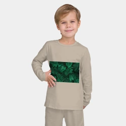 Детская пижама с лонгсливом хлопок Я из джунглей - фото 2