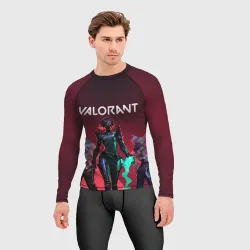 Мужской рашгард 3D Valorant - фото 2