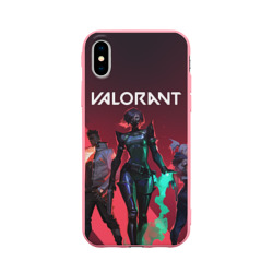 Чехол для iPhone X матовый Valorant