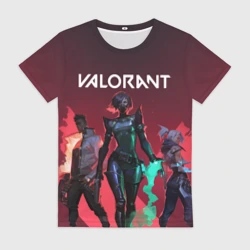 Женская футболка 3D Valorant