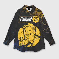 Мужская рубашка oversize 3D Fallout 76