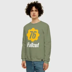 Мужской свитшот хлопок Fallout 76 - фото 2