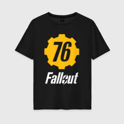 Женская футболка хлопок Oversize Fallout 76