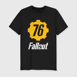 Мужская футболка хлопок Slim Fallout 76