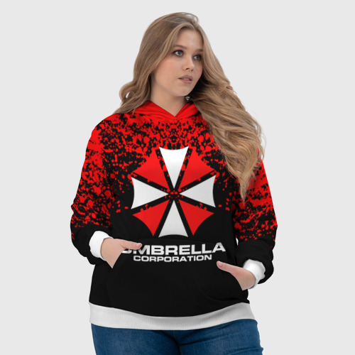 Женская толстовка 3D Umbrella Corporation, цвет 3D печать - фото 6