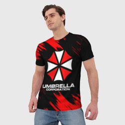 Мужская футболка 3D Umbrella Corporation - фото 2