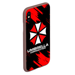 Чехол для iPhone XS Max матовый Umbrella Corporation - фото 2