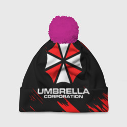 Шапка 3D c помпоном Umbrella Corporation