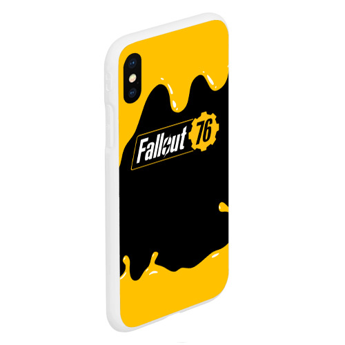 Чехол для iPhone XS Max матовый FALLOUT_76., цвет белый - фото 3