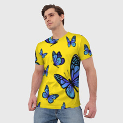 Мужская футболка 3D Бабочки - фото 2