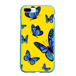 Чехол для iPhone 7Plus/8 Plus матовый Бабочки