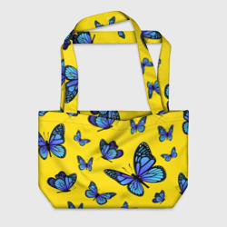 Пляжная сумка 3D Бабочки