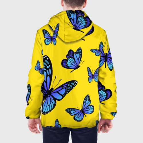 Мужская куртка 3D Бабочки, цвет 3D печать - фото 5