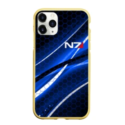 Чехол для iPhone 11 Pro Max матовый Mass Effect N7