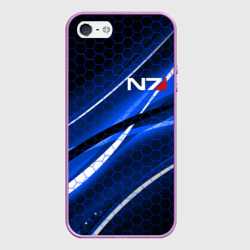 Чехол для iPhone 5/5S матовый Mass Effect N7