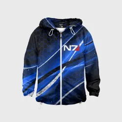 Детская ветровка 3D Mass Effect N7