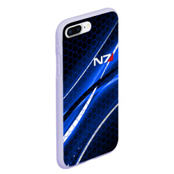 Чехол для iPhone 7Plus/8 Plus матовый Mass Effect N7 - фото 2