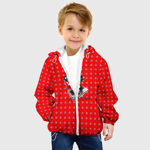 Детская куртка 3D КОРОНАВИРУС, цвет белый - фото 3