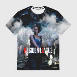 Мужская футболка 3D Resident evil 3