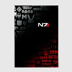 Постер Mass Effect N7