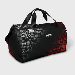 Сумка спортивная 3D Mass Effect N7
